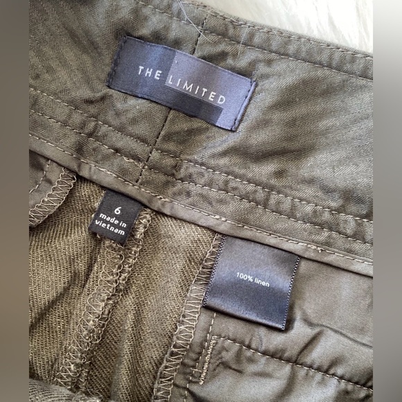 The Limited linen shorts size 6 - Picture 3 of 4